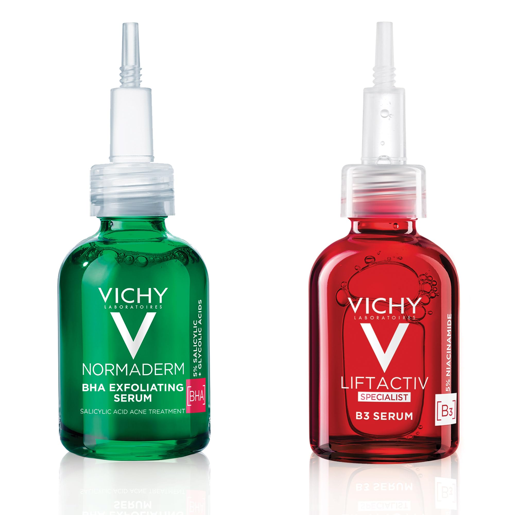Vichy LiftActiv B3 Serum 5% Niacinamide + Glycolic Acid + Tranexamic Acid + Peptides, Fades Dark Spots & Smooths Wrinkles In 8 Weeks, Discoloration Correcting Serum, Alcohol Free
